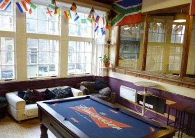 Pool Table Edinburgh backpackers Hostel