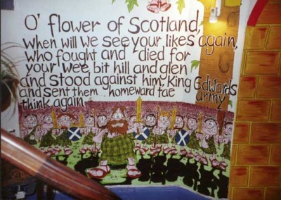 Belford FLower of Scotland Mural