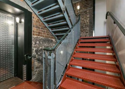 Code Hostel stairs