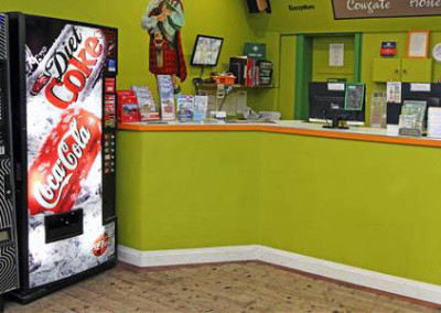 reception area at Cowgate