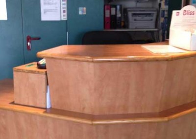 Falkirk Hostel reception area