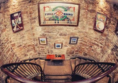 Malones hostel stairs